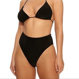 Naked Wardrobe High Waisted Swim Bottoms